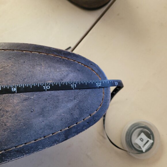 John Varvatos Leather Dress Shoes Wingtip Brogue Oxfords Grey Made in Italy - Picture 15 of 15